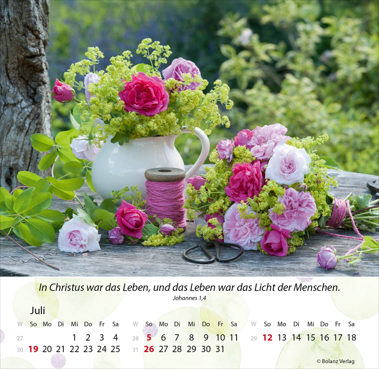 Gärten 2026 - Tischkalender