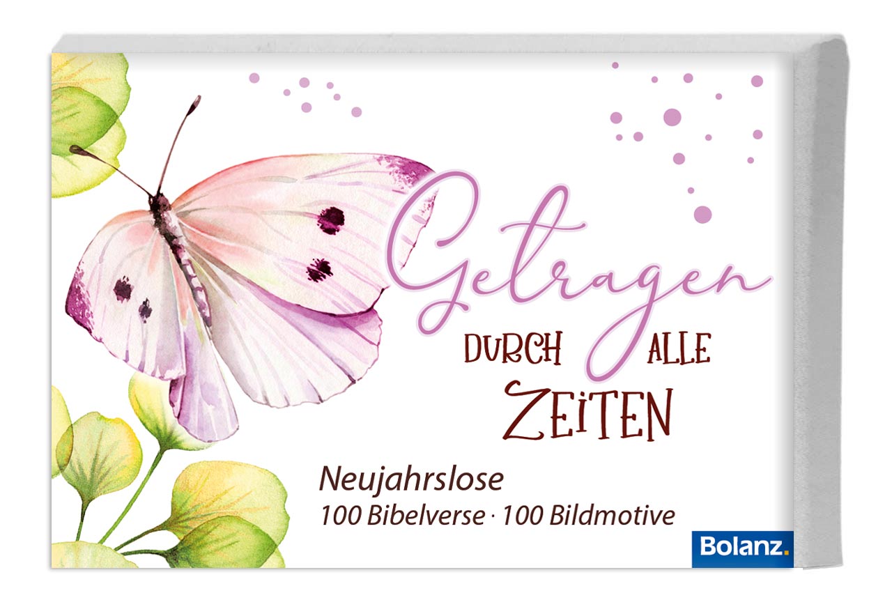 Neujahrslose - Getragen durch alle Zeiten -  (9,8 x 6,8 cm)
