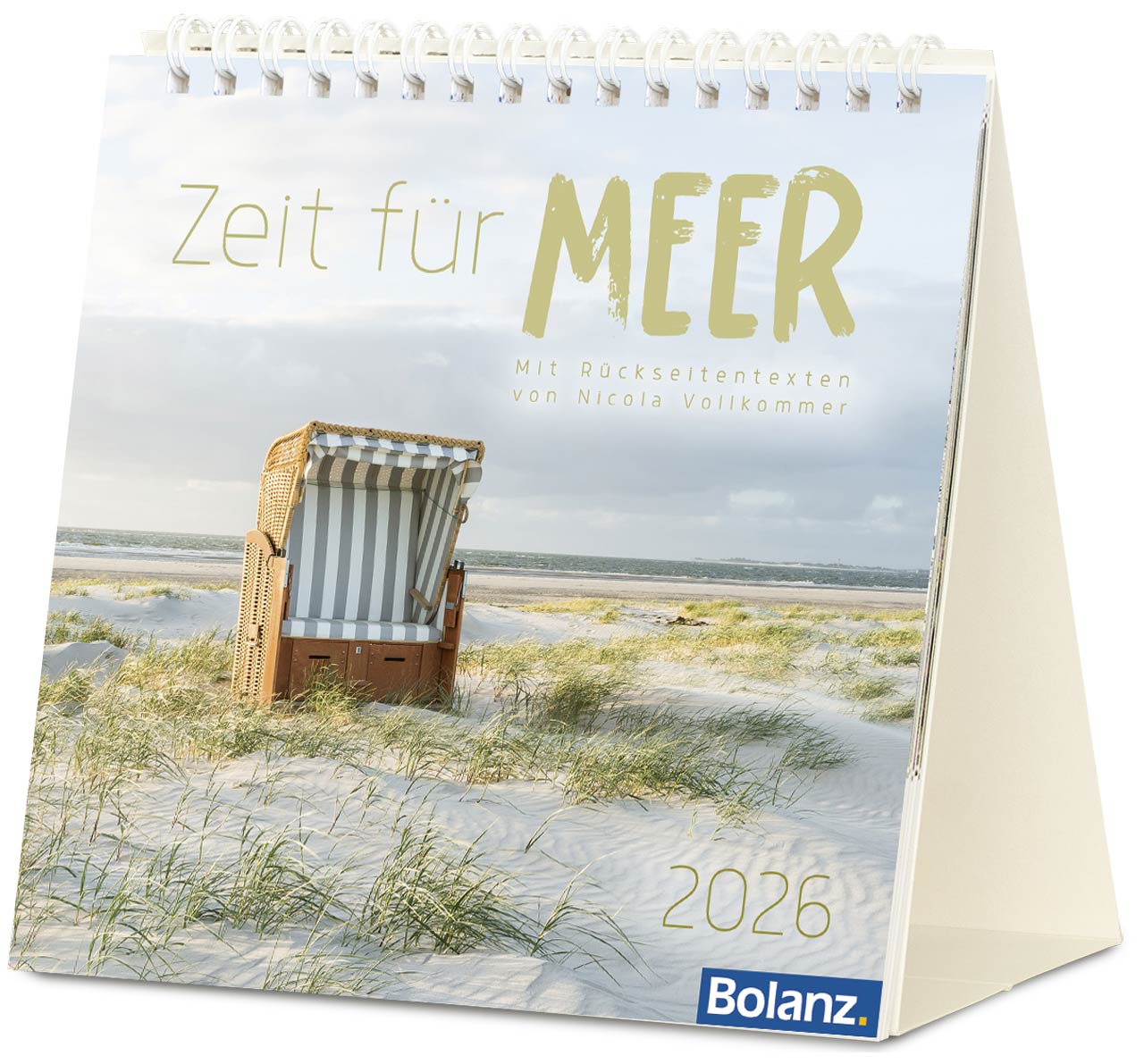 Zeit für Meer 2026 - Tischkalender -  Autor: Nicola Vollkommer