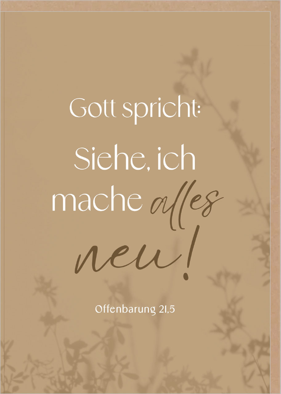 Faltkarte Jahreslosung 2026 Schattenspiel