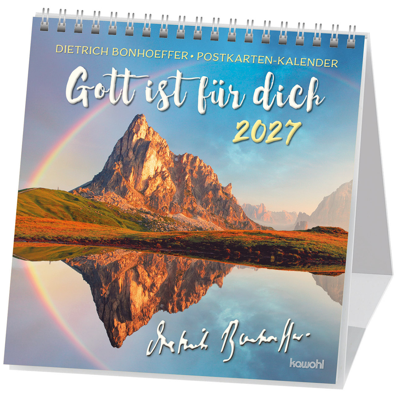 Gott ist für dich 2027 -  (16 x 16 x 0,1 cm)