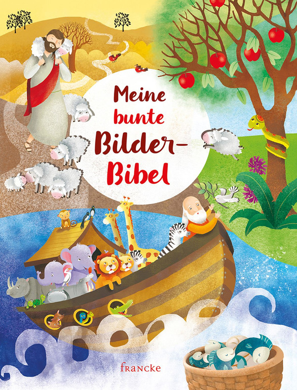 Meine bunte Bilder-Bibel -  Autor: Lodovica Cima - Pappbilderbuch 1. Auflage (15 x 20,2 x 2 cm)