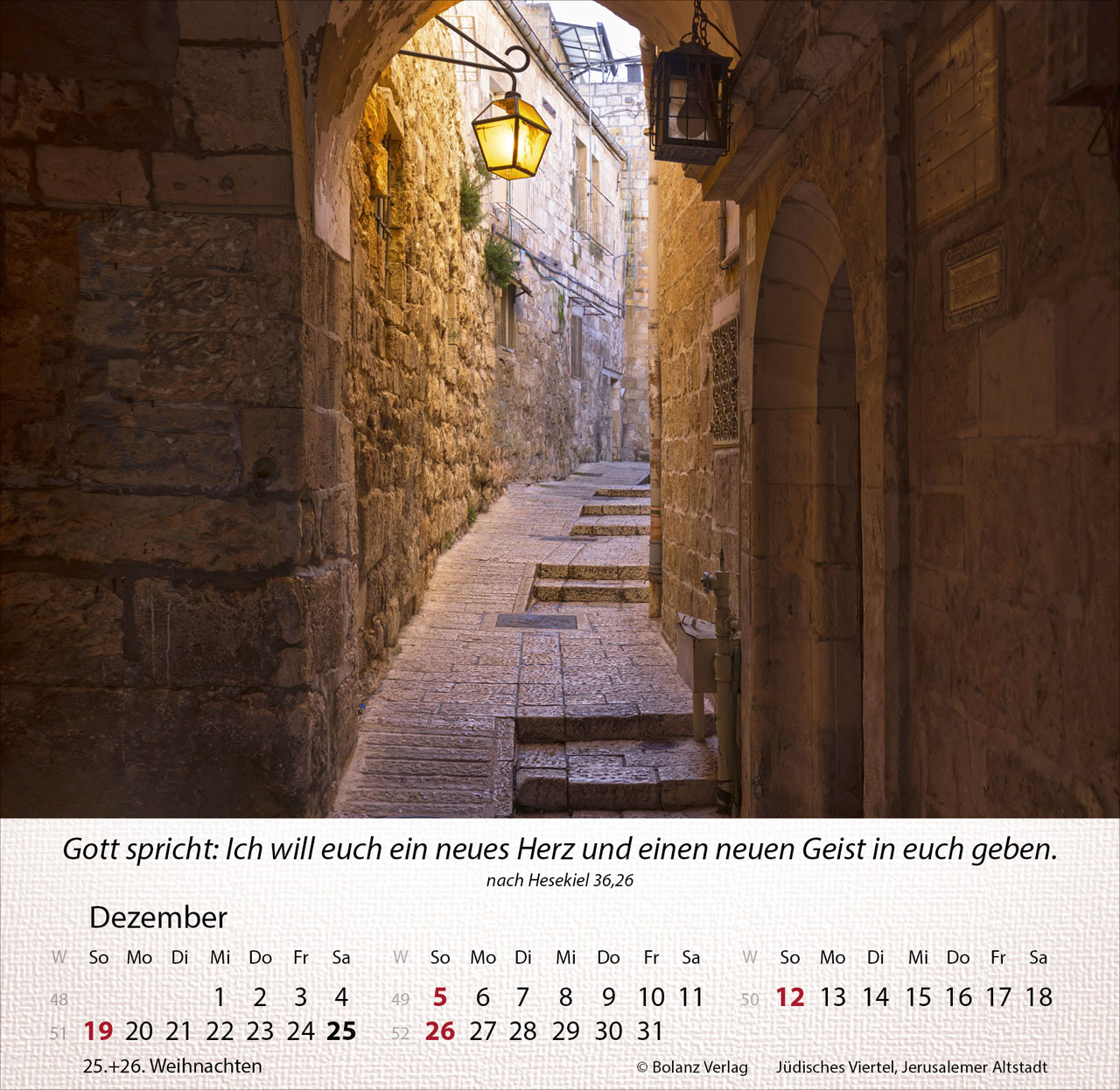 Israel Shalom 2027 – Tischkalender