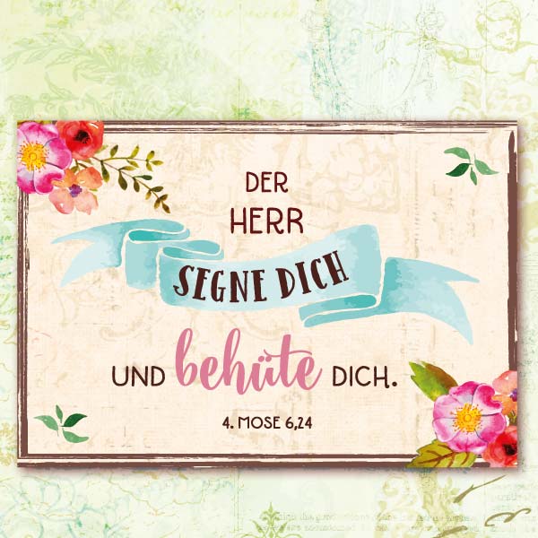 Miniaufstellbuch - Poesie der guten Gedanken -  (11 x 11,5 x 2 cm)