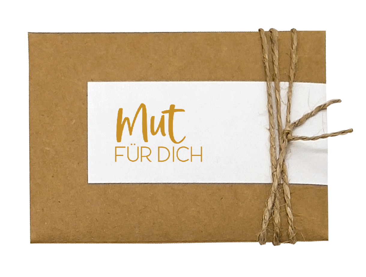 Mutmacher Mut für Dich -  Anlass: Mut (10,5 x 7,4 cm)