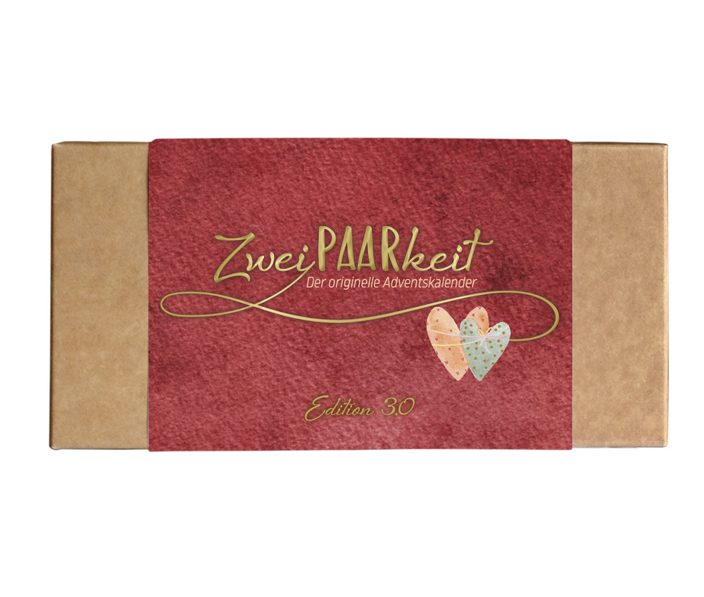 Adventskalender ZweiPAARkeit 3.0 -  Anlass: Weihnachten (22 x 11 x 3 cm)