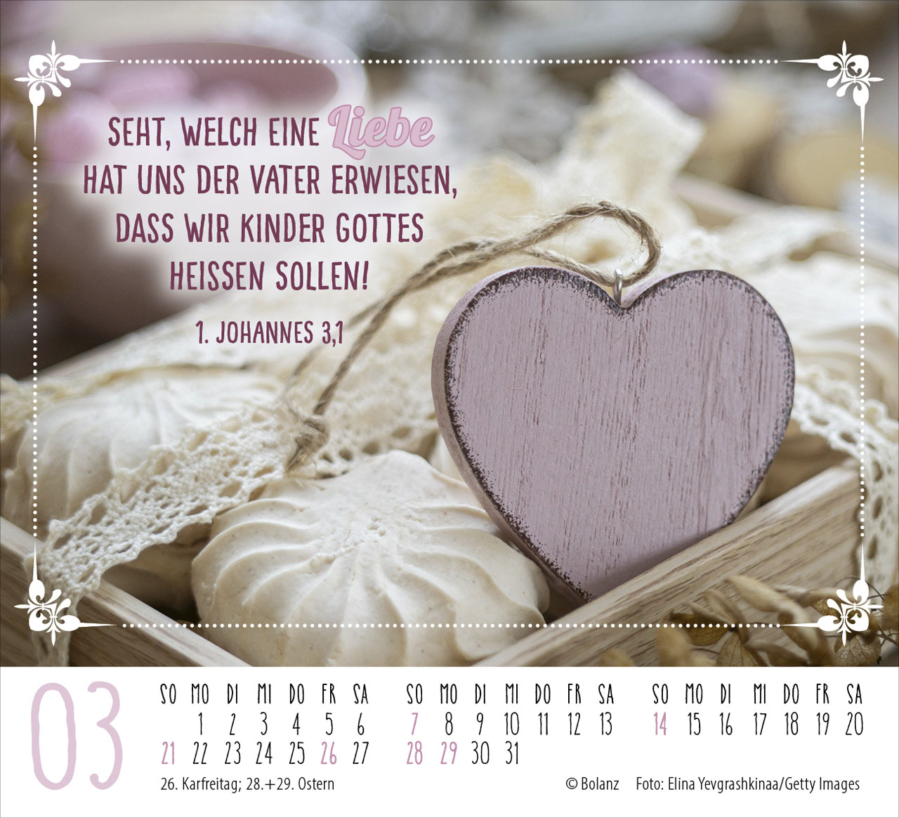 Worte von Herzen 2027 – Minikalender