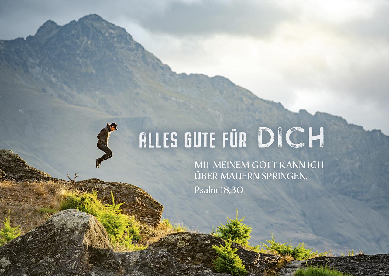 Postkartenbox Alles Gute und Gottes Segen zum Geburtstag -  Anlass: Geburtstag (15 x 11 cm)