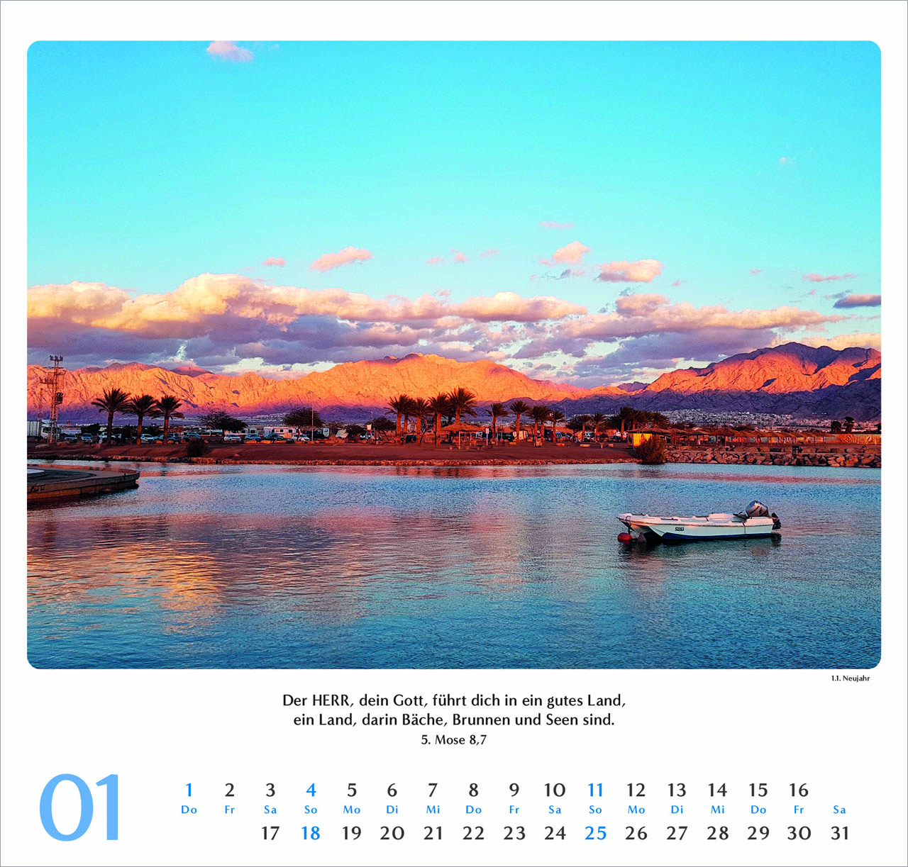 Geliebtes Israel Wandkalender 2026