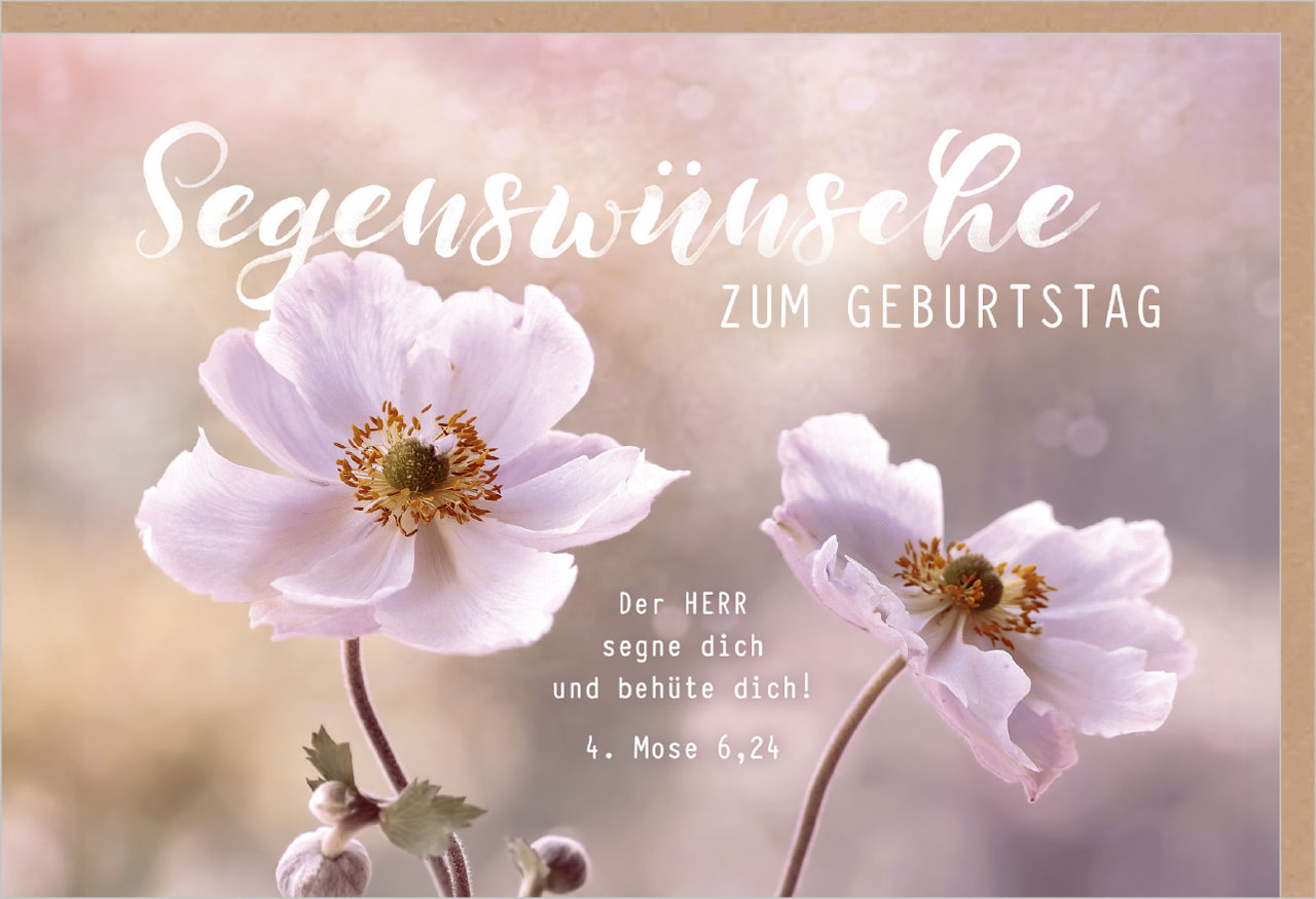 Faltkarte Der HERR segne Dich