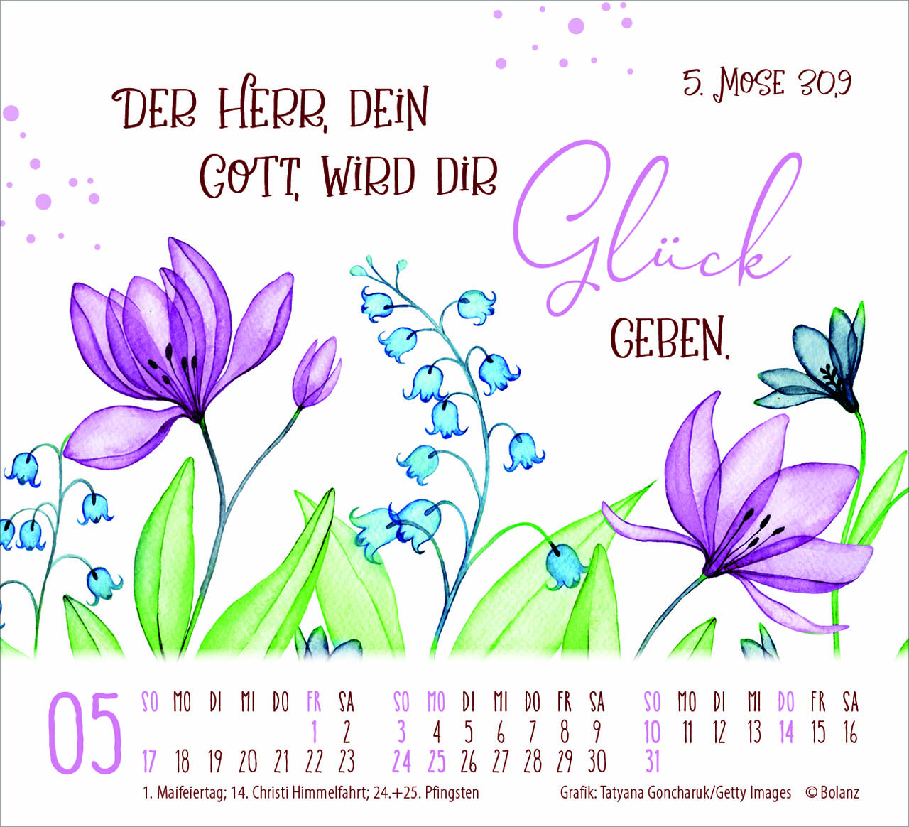 Geschützt in seiner Hand 2026 - Minikalender