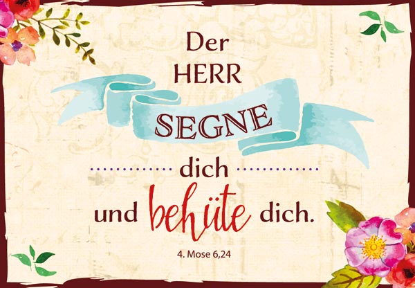 Neujahrslose mit Poesiemotiven -  (9,8 x 6,8 cm)