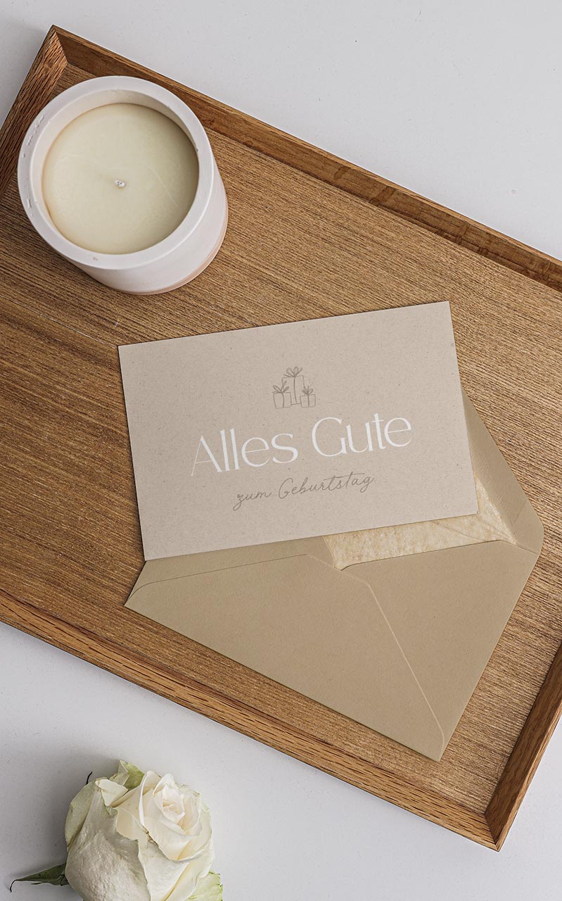 Faltkarte Alles Gute - Fatzer alive -  Anlass: Geburtstag (17 x 11,5 cm)