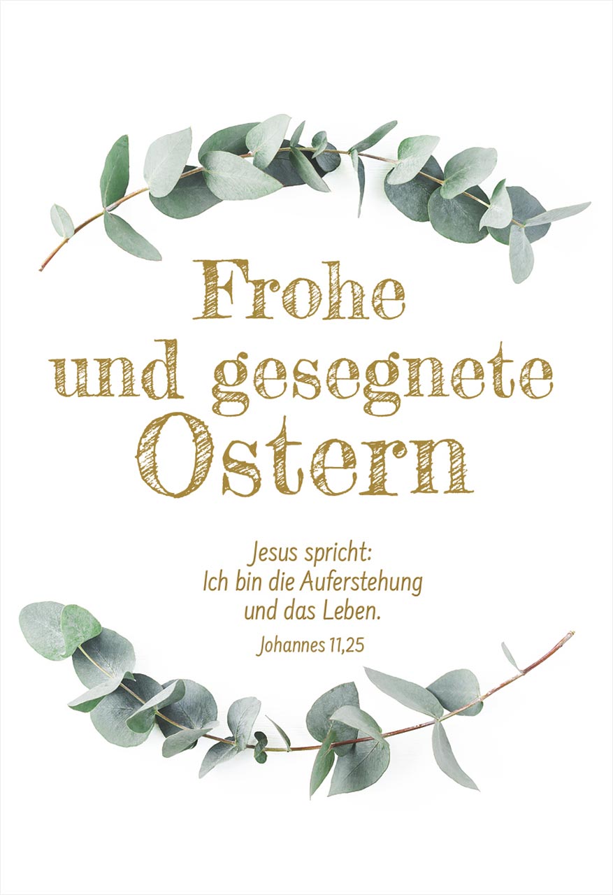 Minikarten Ostern -  Anlass: Ostern (7,2 x 10,5 cm)