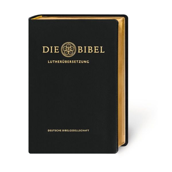 Lutherbibel. Lederausgabe mit Goldschnitt -  - Leder 1. Auflage (15,4 x 22,7 x 4,1 cm)