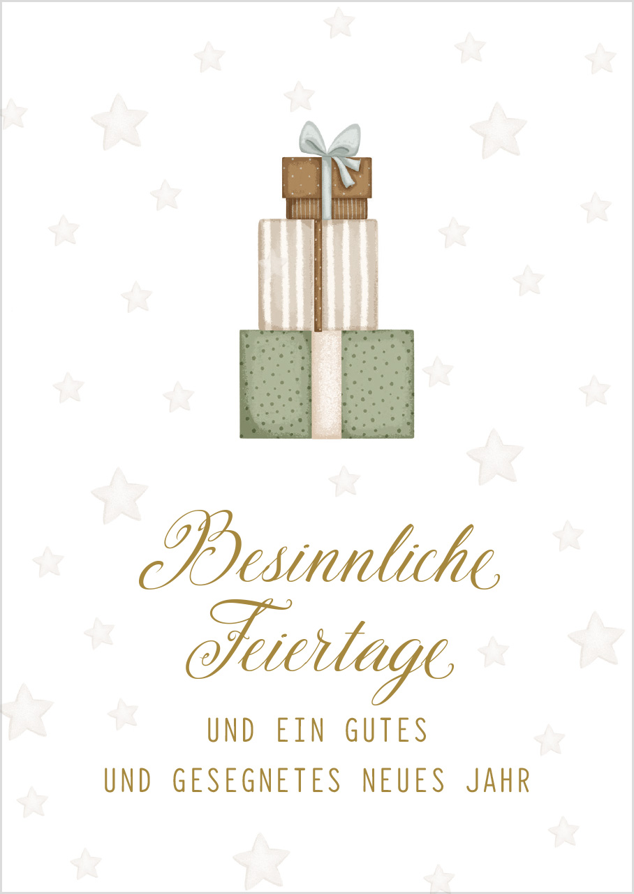Postkartenbox Frohe Weihnachten -  Anlass: Weihnachten (15 x 11 cm)