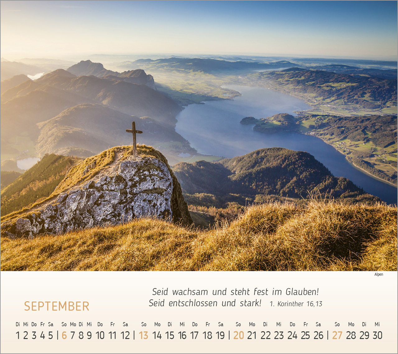 Wunderbare Bergwelt Tischkalender 2026