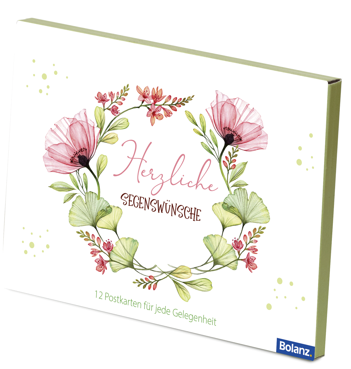 Postkartenbox Herzliche Segenswünsche -  (15 x 11 cm)