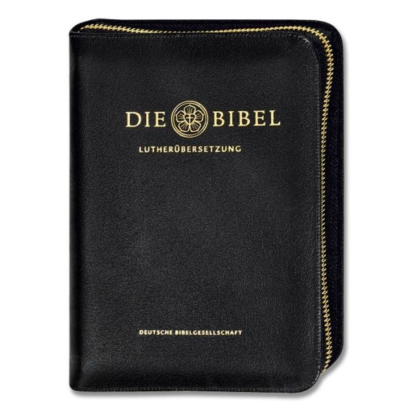 Lutherbibel. Lederausgabe mit Reisverschluss -  - Leder 1. Auflage (14 x 20,3 x 2,9 cm)