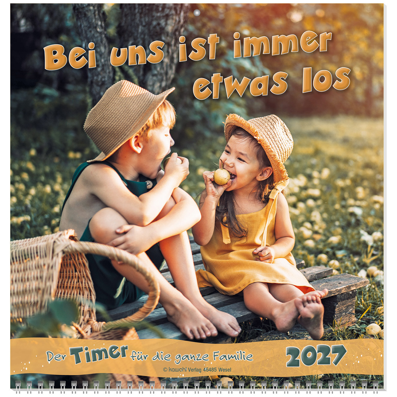 Bei uns ist immer etwas los 2027 -  (30 x 31 x 0,1 cm)