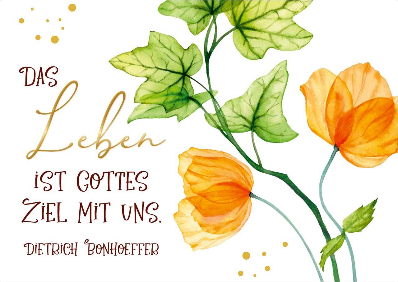 Postkarte Das Leben - (14,8 x 10,5 cm) Postkarte Das Leben - (14,8 x 10,5 cm)