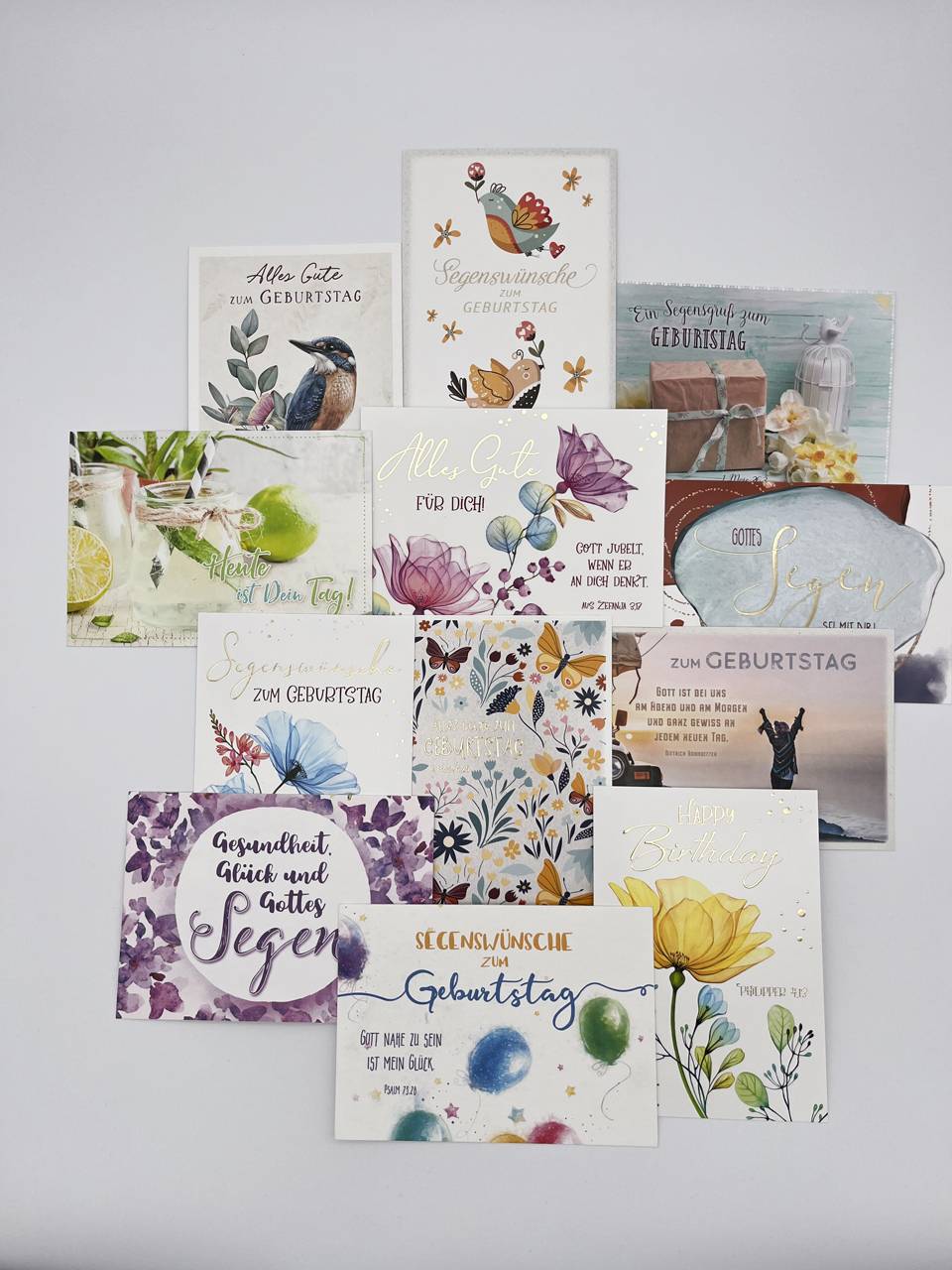 Postkarten Set Geburtstag 12 -  Anlass: Geburtstag (14,8 x 10,5 cm)