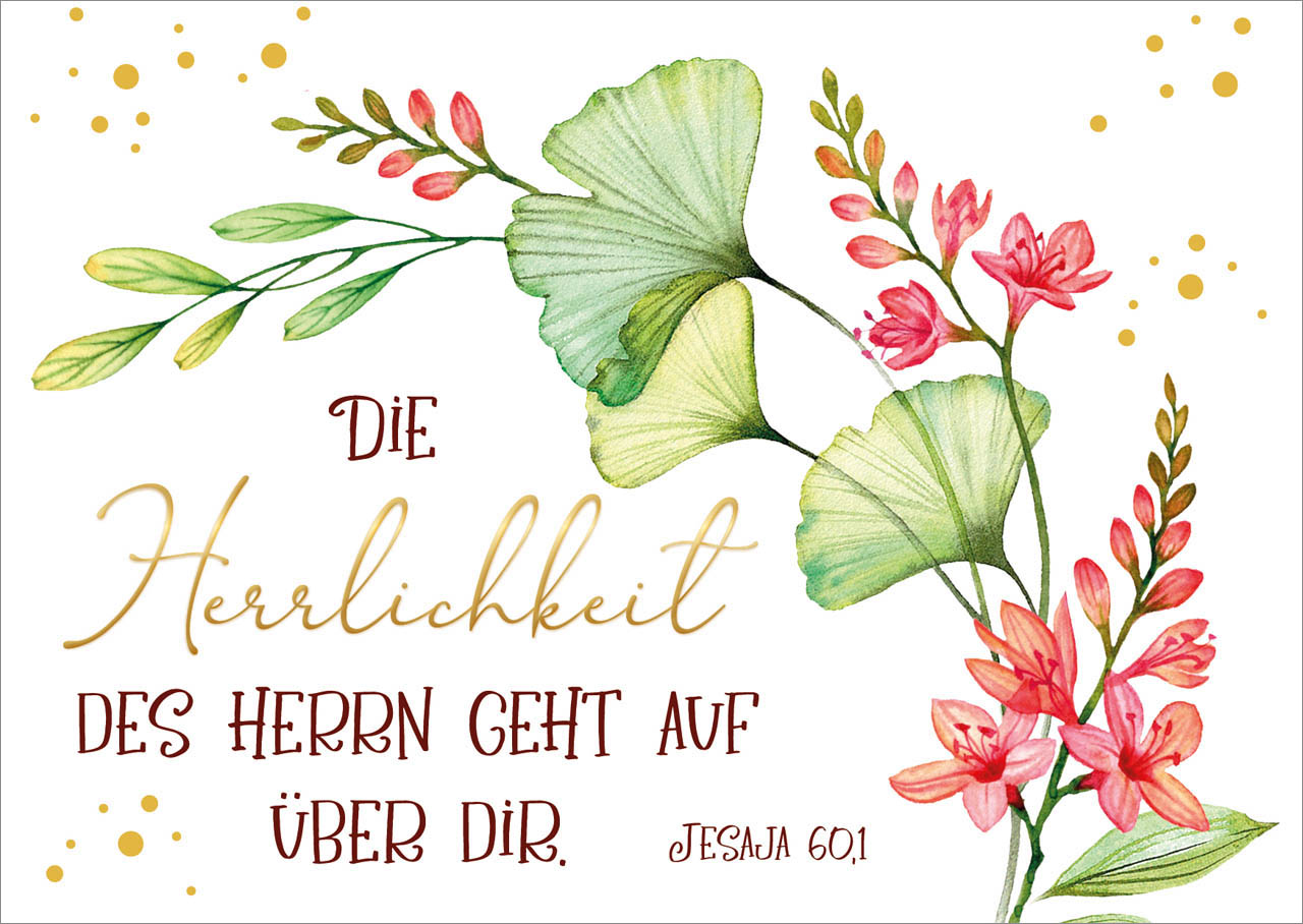 Postkarte Herrlichkeit Lovely -  (14,8 x 10,5 cm)