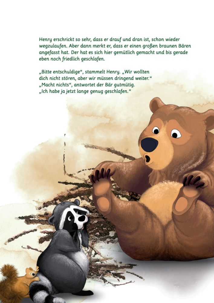 Vom kleinen Waschbären, der sich traute, mutig zu sein -  Autor: Kerstin Toepel - Hardcover 5. Auflage (21 x 29,7 x 0,2 cm)