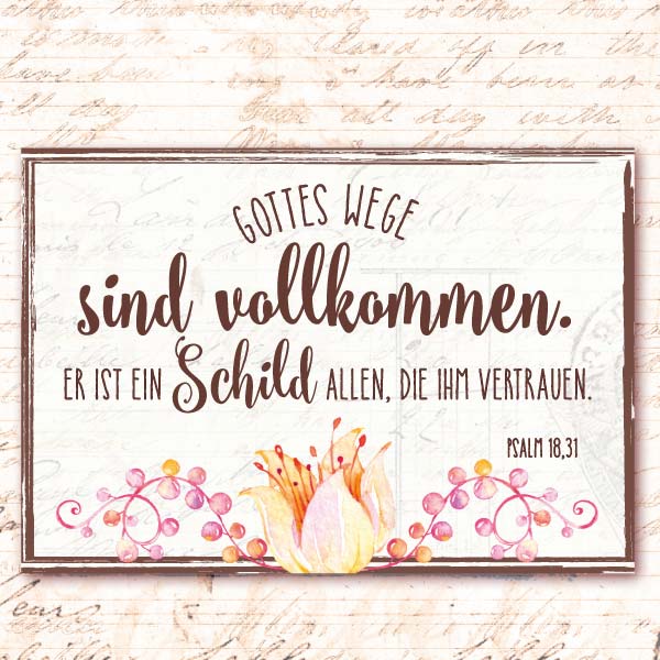 Miniaufstellbuch - Poesie der guten Gedanken -  (11 x 11,5 x 2 cm)