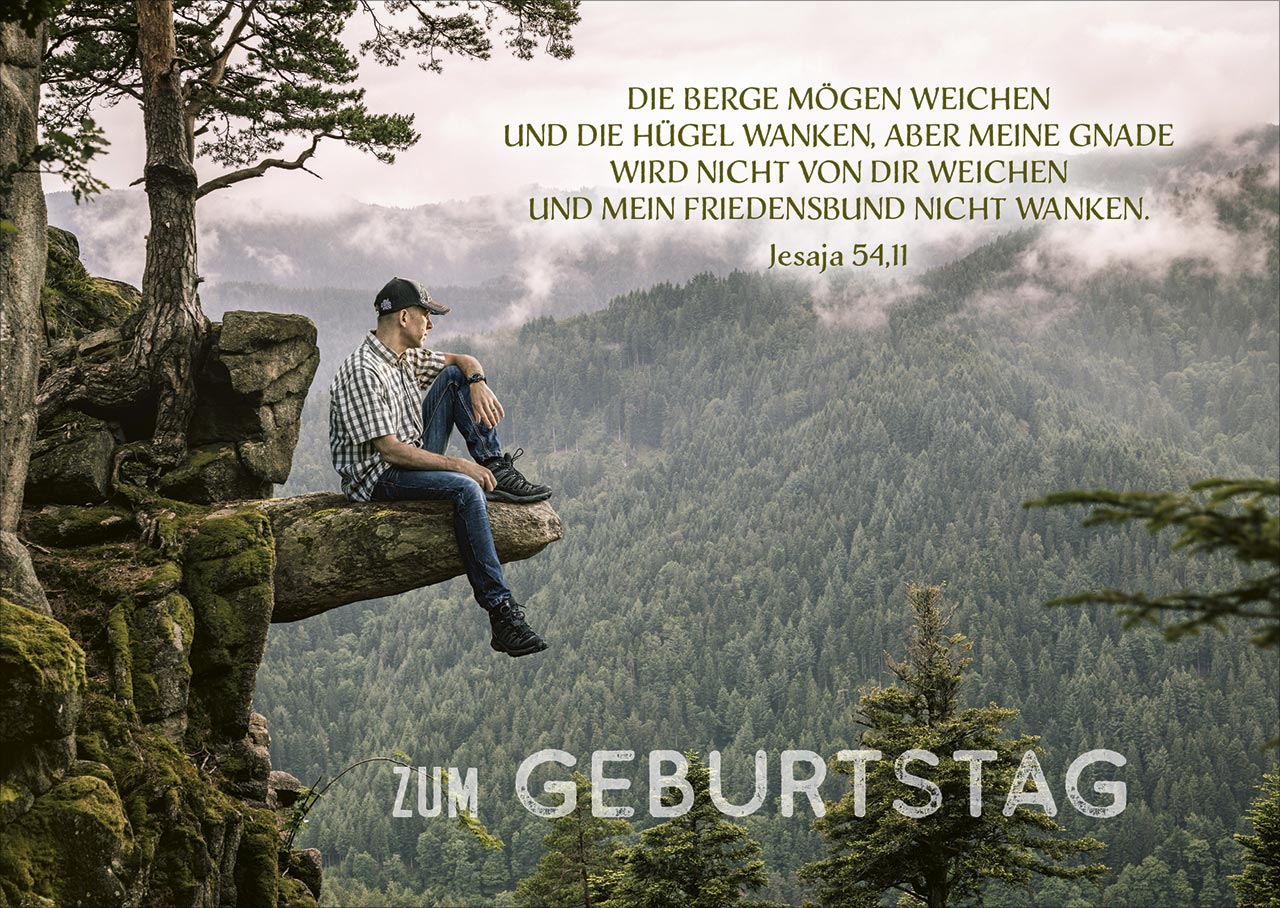 Postkartenbox Alles Gute und Gottes Segen zum Geburtstag -  Anlass: Geburtstag (15 x 11 cm)