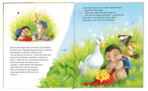 Der kleine Igel und das verlorene Entchen -  Autor: Christina M. Butler - Hardcover 2. Auflage (22,5 x 27,5 x 0,3 cm)