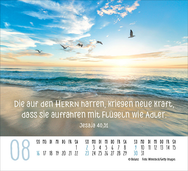 Zeit für Meer - Minikalender 2026