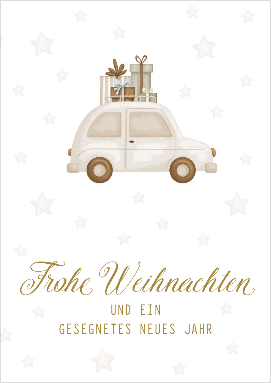 Postkartenbox Frohe Weihnachten -  Anlass: Weihnachten (15 x 11 cm)