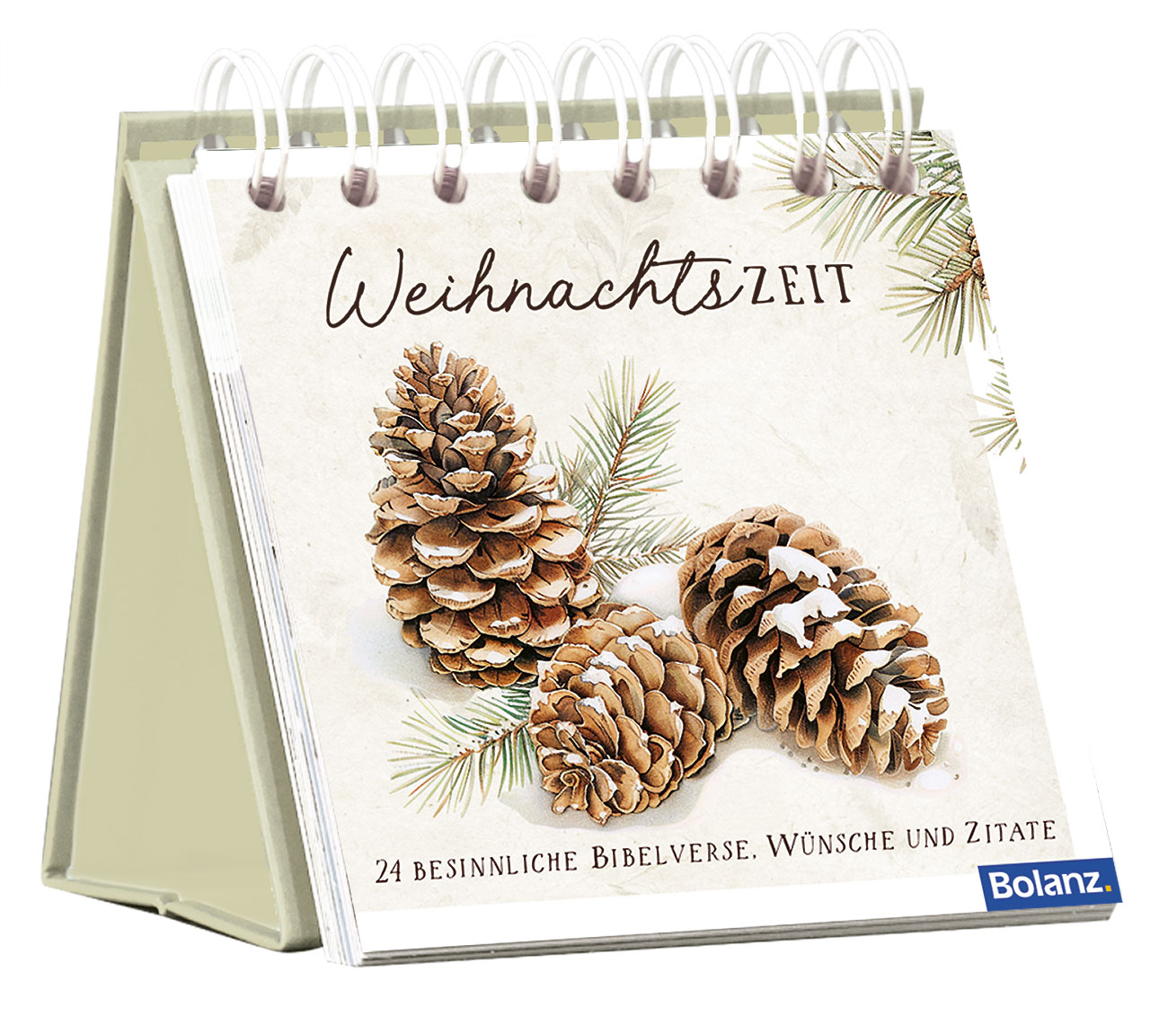 Aufstellbuch Weihnachtszeit -  Anlass: Weihnachten (10,5 x 10,5 cm)