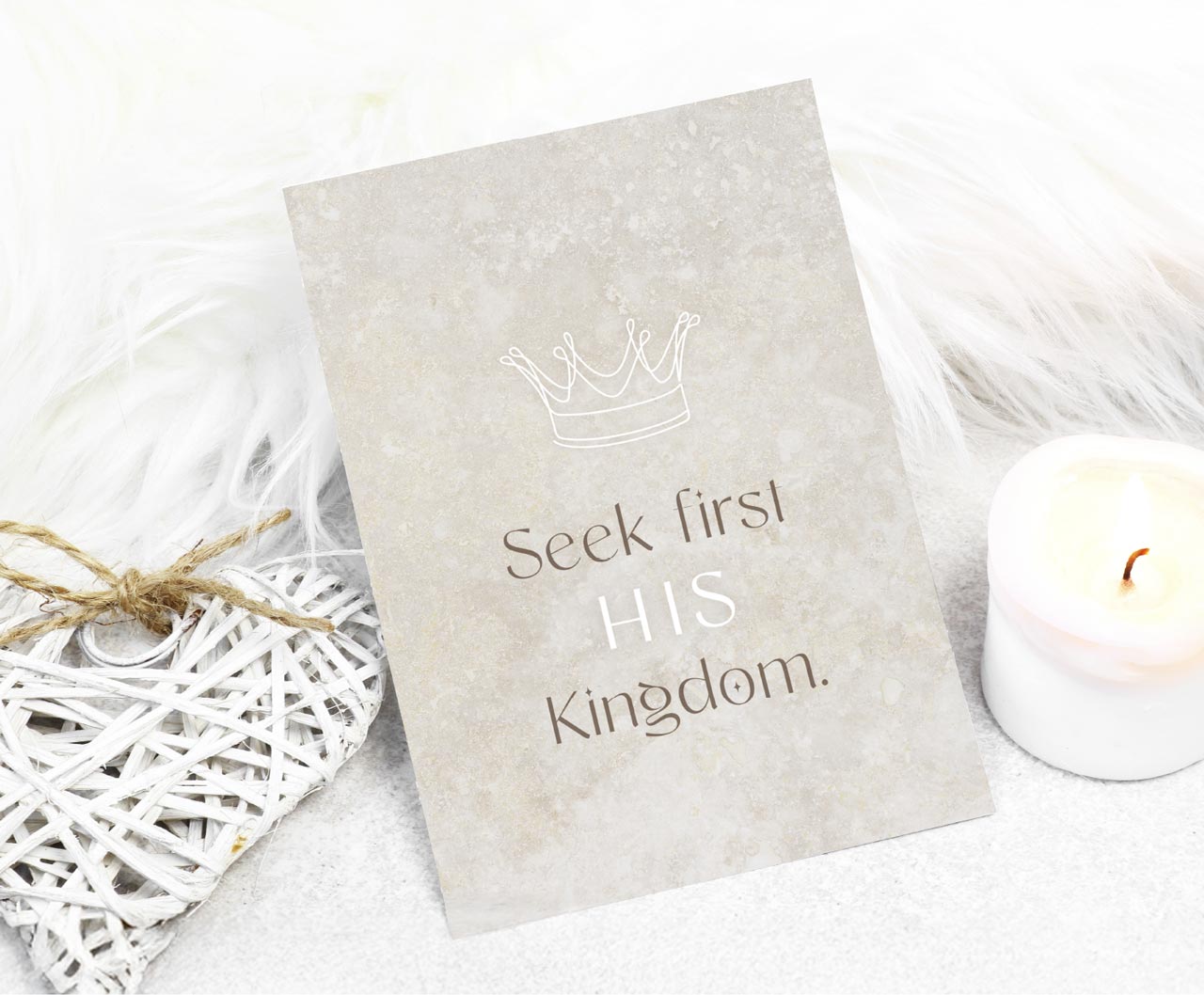 Postkarte His Kingdom
