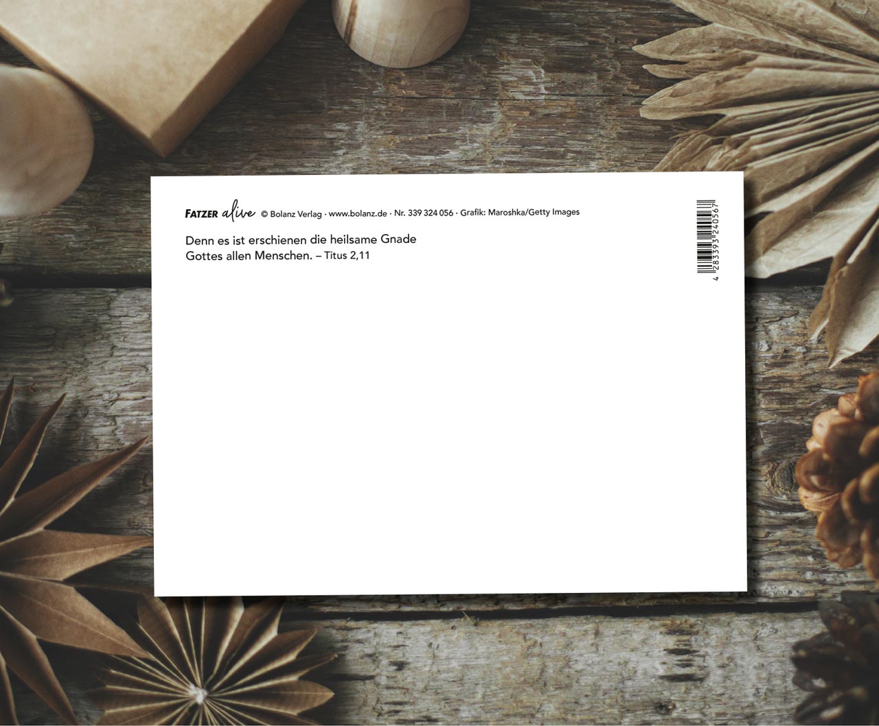 Postkarte Heilsame Gnade
