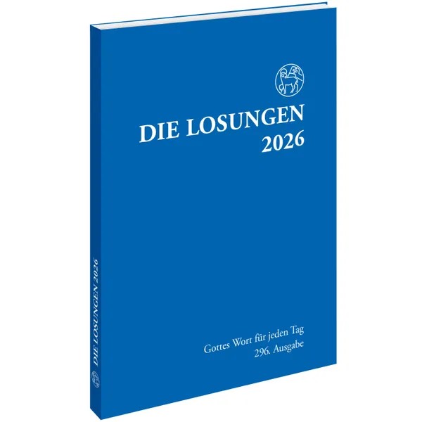 Losungen 2026 dunkelblau, Normalausgabe -  (11,5 x 16,5 x 1 cm)