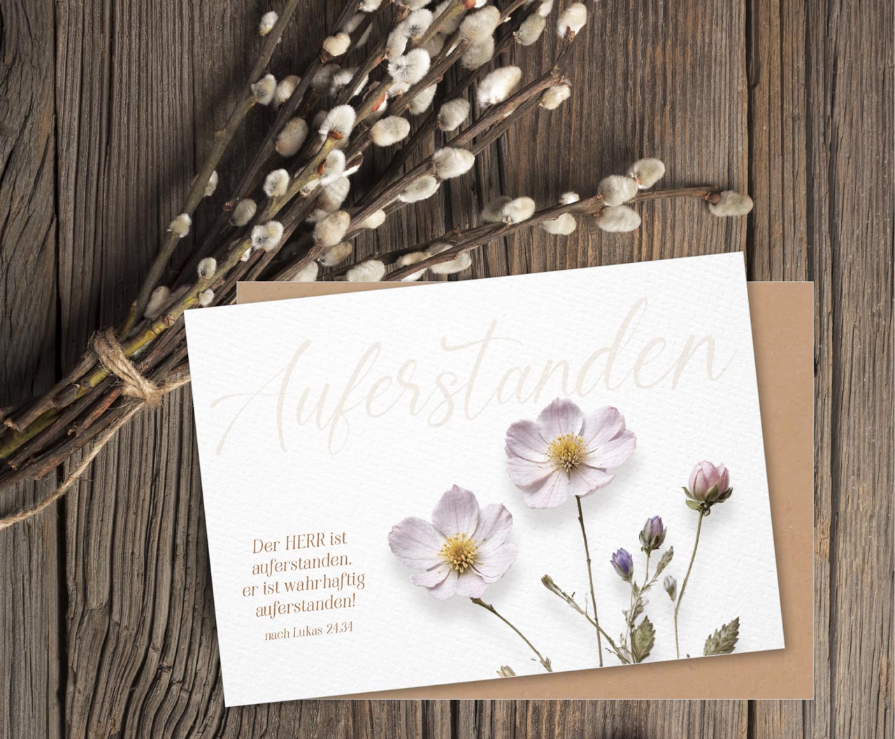 Faltkarte Ostern