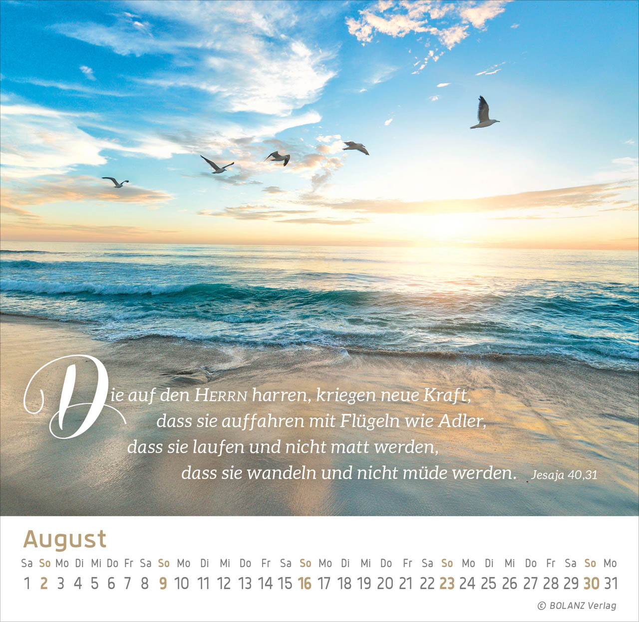 Zeit für Meer 2026 - Tischkalender