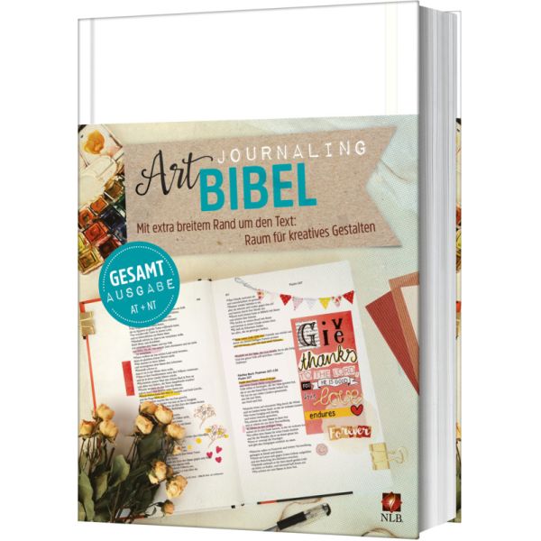 NLB Art Journaling Bibel Gesamtausgabe -  - Hardcover 4. Auflage (17 x 24 x 6,7 cm)