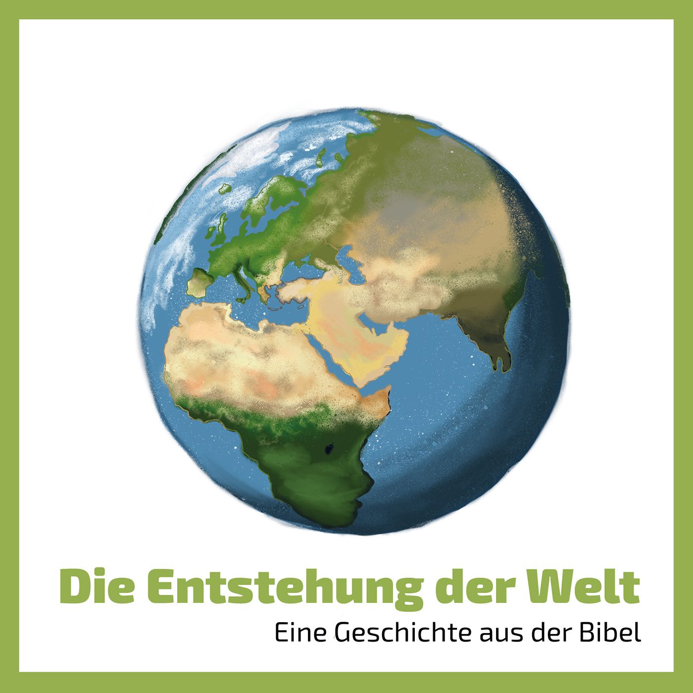 Die Entstehung der Welt - Eine Geschichte aus der Bibel -  Autor: Irene Frei - Geheftet 1. Auflage (12 x 12)