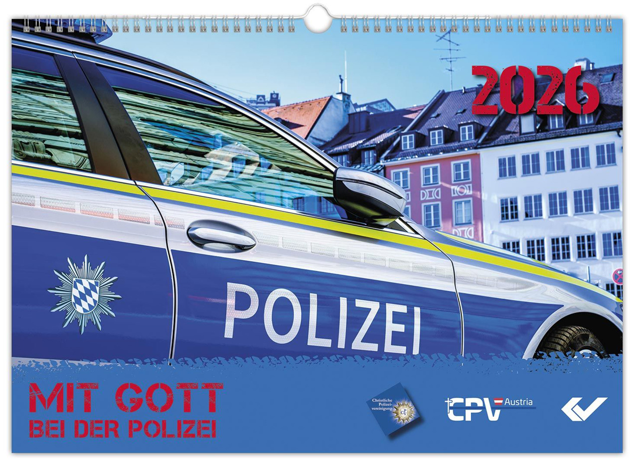 Mit Gott bei der Polizei 2026 -  (29,7 x 21 cm)