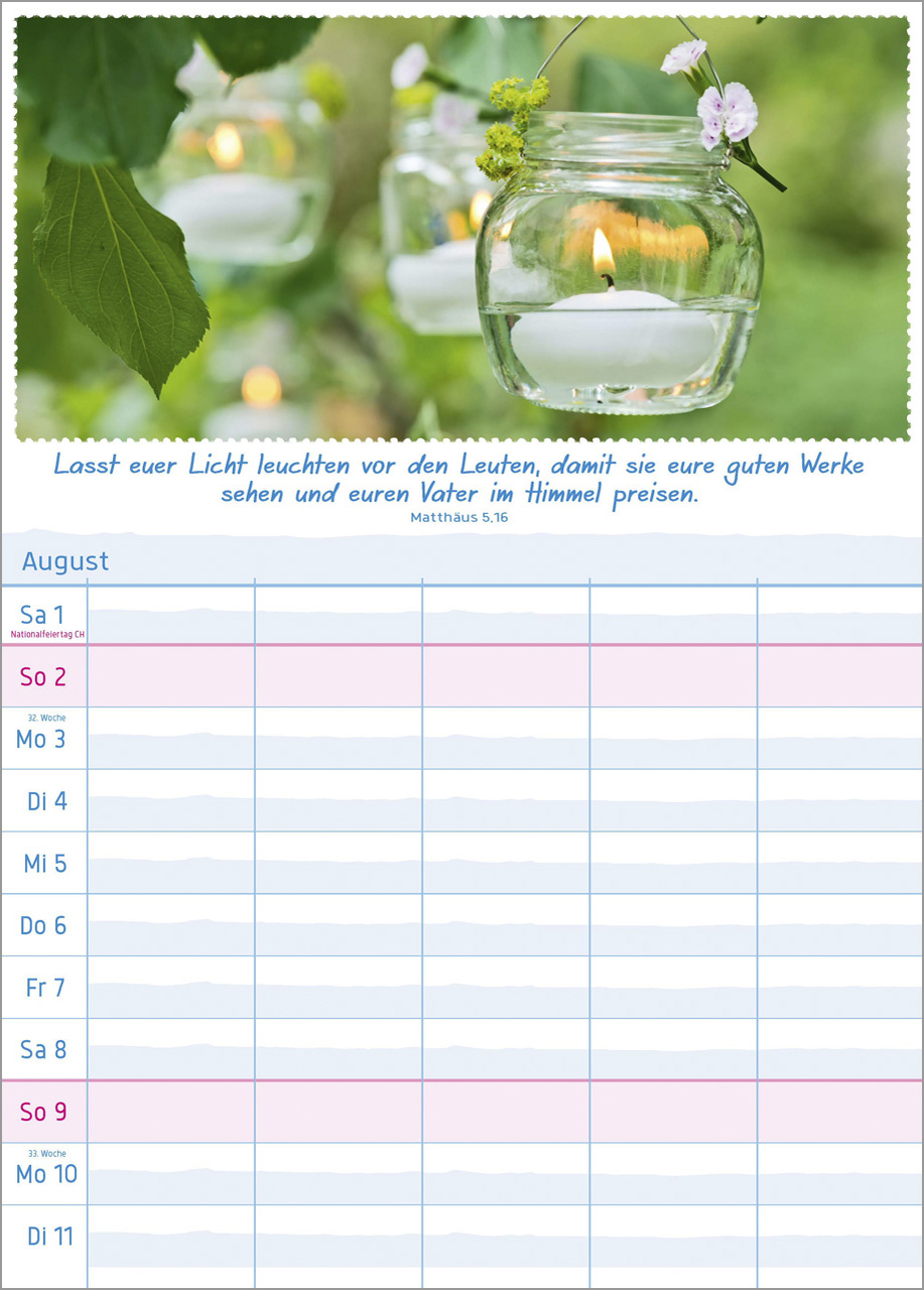 Multiplaner 2026 - Terminplaner