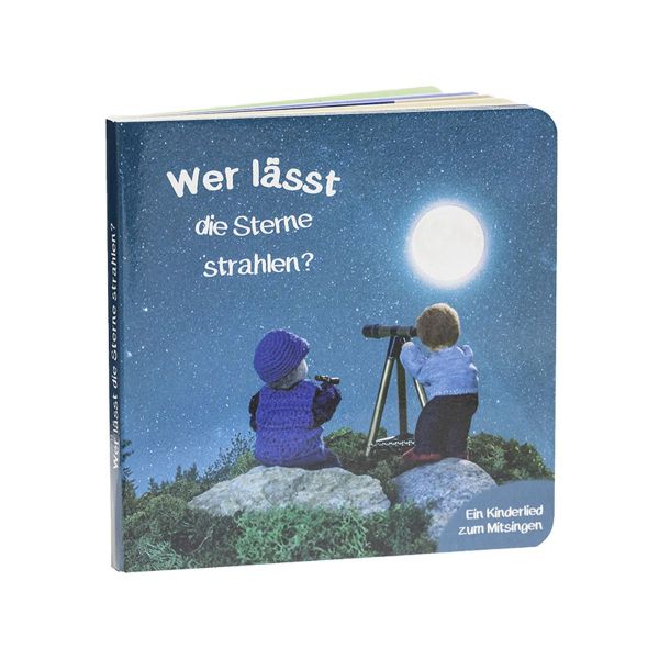 Wer lässt die Sternlein strahlen -  Autor: Olaf & Anna Kauke - Pappbilderbuch 1. Auflage (15,5 x 15,5 x 0,9 cm)