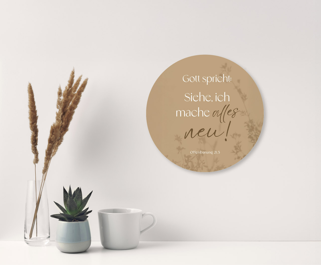 Wandschmuckbild Jahreslosung 25 cm