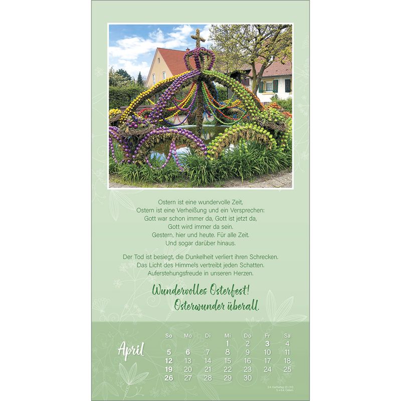 Schön, dass es dich gibt 2026 -  Autor: Doro Zachmann (21 x 38 cm)