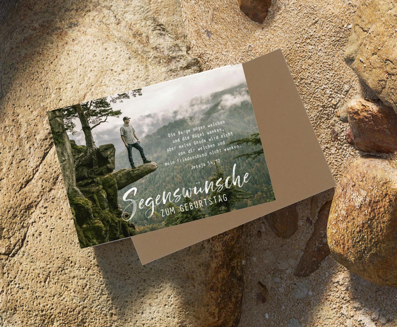 Faltkarte Segenswünsche zum Geburtstag