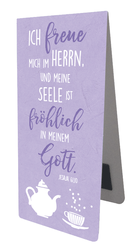 Magnetlesezeichen Ich freue mich -  (4,5 x 9,5 cm)