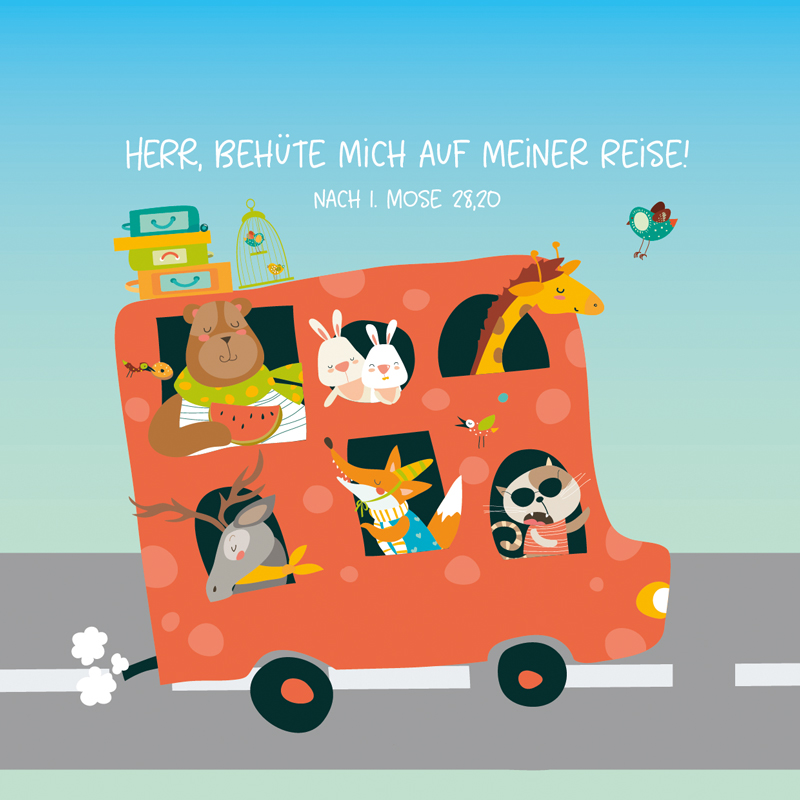 Miniaufstellbuch Freunde fürs Leben -  (10,5 x 10,5 cm)