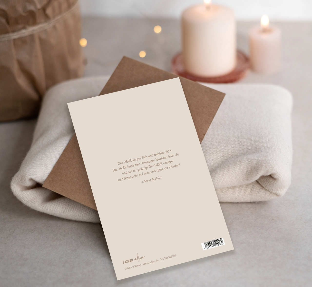 Faltkarte May the Lord -  Anlass: Geburtstag